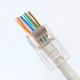 Конектор мережевий зі скрізним відверненням RJ45, UTP, cat.6 Kingda KD-PG8032-C6 - зображення 3
