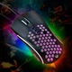 Игровая компьютерная мышь проводная MEETION RGB Backlight Gaming Mouse RGB GM015 6400 DPI RGB подсветка black - изображение 12
