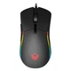 Игровая компьютерная мышь проводная MEETION Backlit Gaming Mouse RGB GM19_2023 12000 DPI RGB подсветка black - изображение 1
