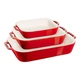 Набор из 3 форм для запекания красные Staub (40508-171-0) - изображение 1