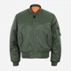 Куртка двусторонняя демисезонная мужская MIL-TEC MA1 10403001 2XL [182] Olive (2000980579563) - изображение 3