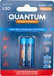 Набор аккумуляторов Quantum Ni-MH з низьким саморозрядом (LSD) AAA 1000 мА/ч 2 шт (0746020702370) - изображение 3