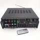 Усилитель звука Bluetooth с пультом стереоусилитель для колонок с караоке 2х120W MAX MP3 USB Micro SD FM 220V и 12V UKC AV-326BT - изображение 5