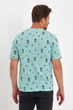 Футболка с принтом Trend Collection 188 бирюзовый 2XL - изображение 8