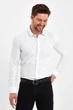 Сорочка однотонна Trend Collection 406-7 Білий 2XL - зображення 9