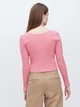Лонгслив длинный женский Uniqlo 496017570 XL Розовый (1159786391) - изображение 2