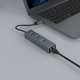 Hub USB Savio AK-57 3-portowy Hub USB-C 3.1 GEN 1 z adapterem RJ-45 Gigabit Ethernet (SAVAK-57) - obraz 4