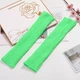 Гетры короткие яркие в рубчик салатовые One Size - изображение 4