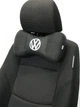 Подушка підголівник EKKOSEAT в машину - трисекційна, чорна. Volkswagen - зображення 1