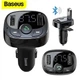 FM трансмиттер Bluetooth модулятор Baseus S-09 2USB CCALL-TM01&nbsp;адаптер зарядное устройство Черный - изображение 1