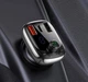 FM трансмиттер Baseus Lokomotive S-13 CCTM-B01 модулятор Bluetooth 2 USB 1 Type-C Черный - изображение 7
