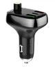 FM модулятор трансмиттер блютуз LDNIO 704Q Bluetooth адаптер зарядное утройство Черный - изображение 1