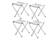 Стол для пикника раскладной с 4 стульями Folding Table 120х70х60 см компактный - изображение 2