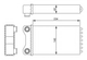 Радіатор обігрівача AUDI A4 00- вир-во NRF NRF (54252) - зображення 1