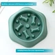 Миска для медленного кормления для собак EcoToys пластиковая оливковая 23.5х4.5 см 6878 - изображение 3