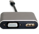 Адаптер ExtraDigital Type-C to HDMI / VGA (KBV1743) - изображение 4