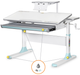 Дитячий стіл Mealux Edmonton Multicolor BL з полицею S50 (BD-610 W/MC + BL + S50 WG) - зображення 5