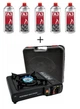 Газовая плита с пьезоподжигом Portable Gas Stove BK-167-A + 5 балоннов газу. - изображение 1