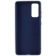 Силиконовый (TPU) чехол Deexe Matte Case для Samsung Galaxy S20 FE (G780) - Dark Blue - изображение 3