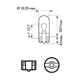 Автолампа 5W Philips (13961B2) - изображение 3