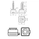 Лампа ксенонова D1S Vision 85В, 35Вт, PK32d-2 4600К (вир-во Philips) Philips (85415VIS1) - изображение 3