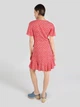 Платье на запах короткое летнее женское Colin's CL1063940RED S Red (8683197718631) - изображение 3