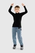 Водолазка однотонная Happy Kids 58 110 см Черный (2000989741541) - изображение 8