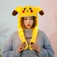 Светящаяся шапка Pikachu Желтая с двигающимися ушами (FG22) - изображение 1