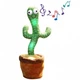 Танцующий кактус аккумуляторный поющий 120 песен с подсветкой Dancing Cactus Зеленый 3636KKTSRS-B - изображение 1