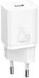 Сетевое зарядное устройство Baseus Super Si Quick Charger USB-C 25W EU White - изображение 1