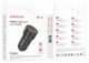Автомобильное зарядное устройство с быстрой зарядкой для телефона PORT QC3.0 Wisdom Car Charger Black, Borofone (6974443387421) - изображение 3