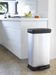 Контейнер для сміття з педаллю сріблястий Curver Deco Bin 50L - зображення 12