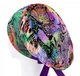 Медицинская шапочка женская HeadwearUniverse универсальная принт Змеиный разноцветный - изображение 2