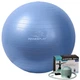 Мяч фитбол спортивный тренировочный для фитнеса PowerPlay 4001 Ø65 cm Gymball Синий + насос (OPT-6401) - изображение 6