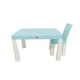 Детский пластиковый Стол и 2 стула DOLONI TOYS 04680/7 бирюзовый - изображение 3