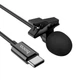 Микрофон для стрима HOCO L14 Type-C Lavalier microphone Black - изображение 3