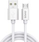 Kabel Savio CL-167 USB-A - micro-USB 2 A 3 m Biały (SAVKABELCL-167) - obraz 1