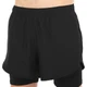 Шорти подвійні спортивні чоловічі Zelart Fit 9015 розмір 2XL (175-180 см) Black - зображення 2