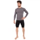 Шорты мужские компрессионные тайтсы Zelart 1502L размер 2XL (50-52) Black-Grey - изображение 6