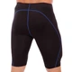 Шорти чоловічі тайтси компресійні Zelart Fit 1502L розмір L (46-48) Black-Blue - зображення 3