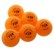 Набор мячей для настольного тенниса Fox Action 8589 60 мячей в комплекте Orange - изображение 2