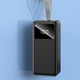Зовнішній акумулятор повербанк power bank LENYES 40000mAh | 4USB/Type-C/Micro, QC/PD| Black - зображення 1