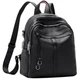 Женский кожаный рюкзак Olivia Leather F-FL-NWBP27-1138A Черный - изображение 1