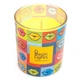 Ароматическая свечка Magic Lights, аромат Ваниль, губы, 7,5*8,4 см, желтая (40010-2) - изображение 1
