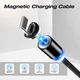 Кабель Магнитный Для Зарядки Телефона 3в1 Bitzen Magnetic MicroUSB+Type-C+Lightning 1м Черный 87687-2376 - изображение 4