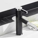 Полка для ванной из алюминия IwConcept BathRack Loft-60cm Notch (Черная) - изображение 3