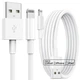 Кабель Usb Lightning для зарядки iPhone/iPad/iPod 1 m для Apple Lightning to USB для IOS устройств Foxconn White - изображение 1