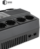 ИБП QUBE AIO 1050 1050VA/600W LCD 8 x Schuko RJ-45 USB (QBAIO1050) - изображение 6