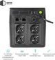 ИБП QUBE DG 1050 1050VA/600W LCD 4 x Schuko RJ-45 USB (QBDG1050) - изображение 4
