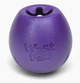 Игрушка для собак West Paw Rumbl Large Eggplant, для лакомств, фиолетовая, 10 см - изображение 1